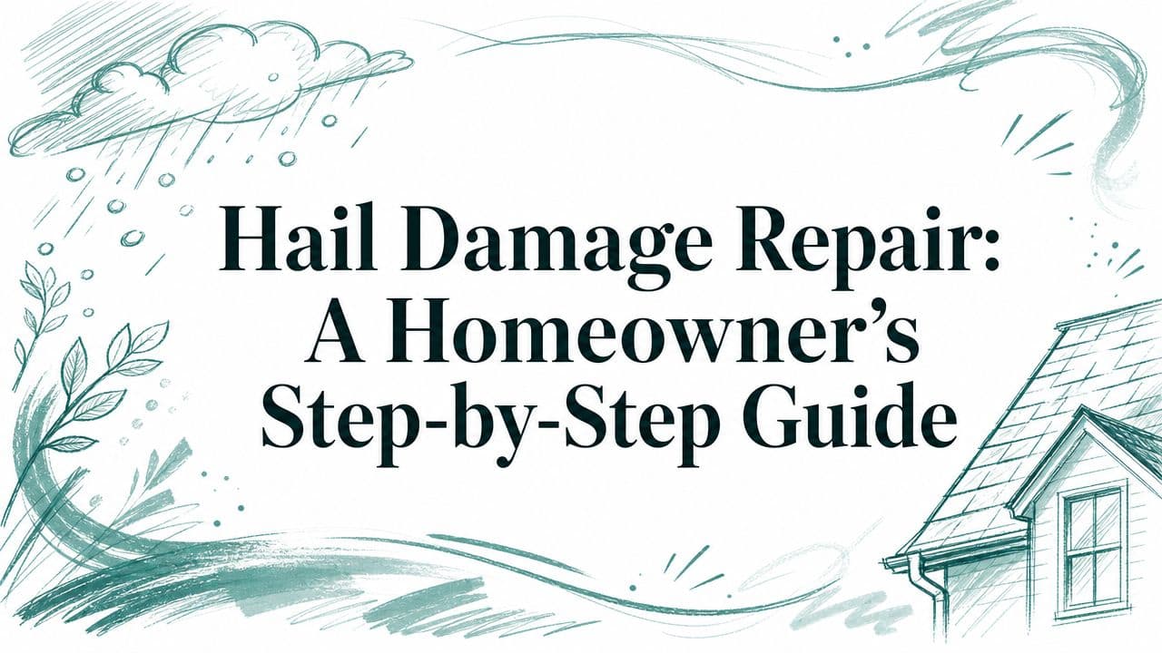 Hail Damage Repair: A Homeowner's Step-by-Step Guide