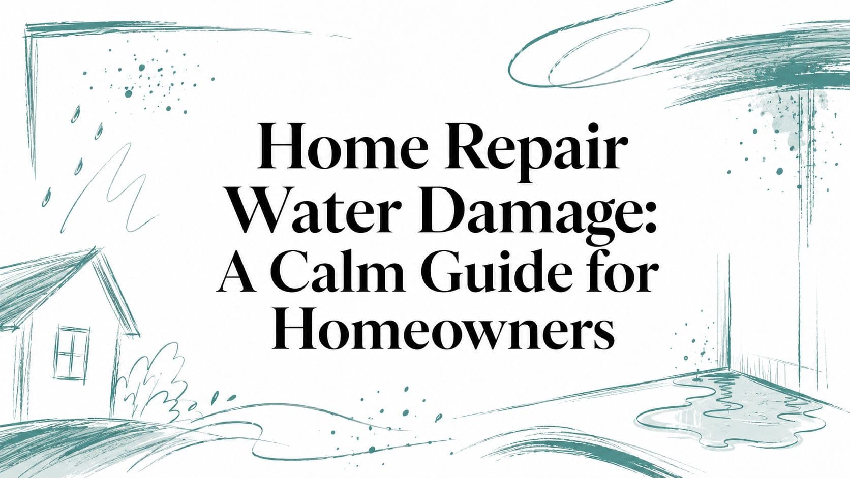 Home Repair Water Damage: A Calm Guide for Homeowners