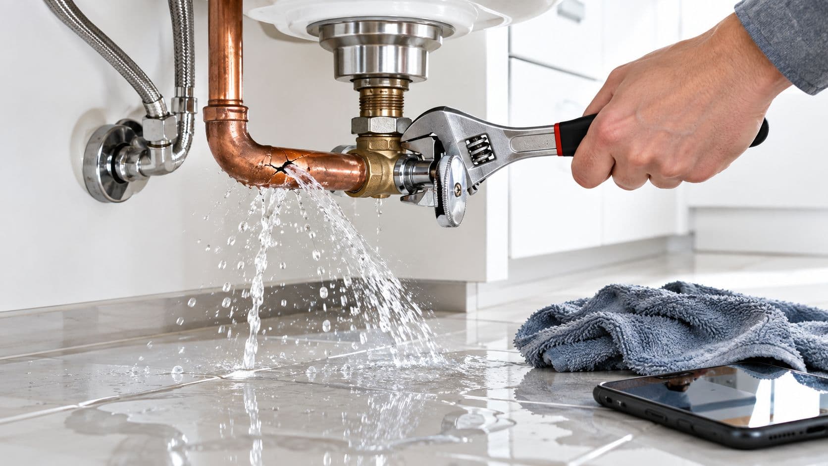 Burst Pipe Water Damage: What to Do in the First Hour