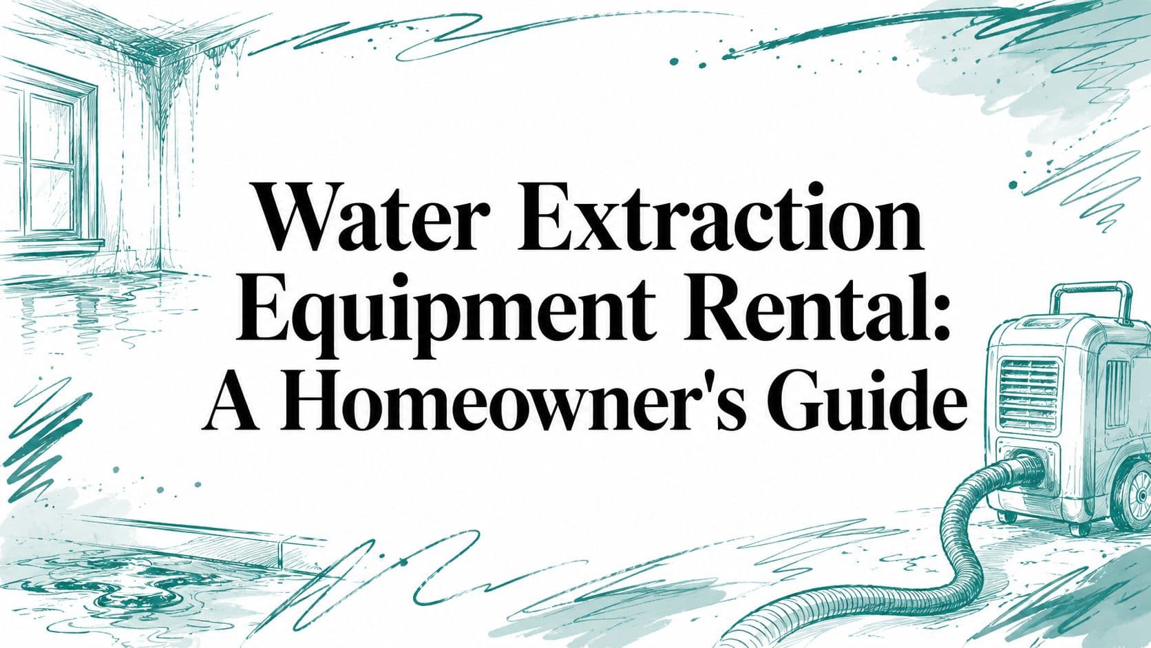 Water Extraction Equipment Rental: A Homeowner's Guide