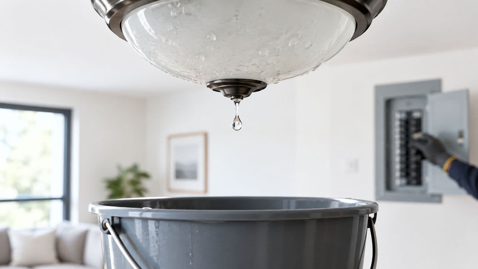 Water Coming Through Light Fixture: Safe First Steps