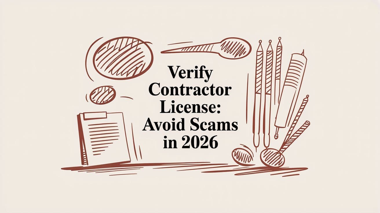 Verify Contractor License: Avoid Scams in 2026